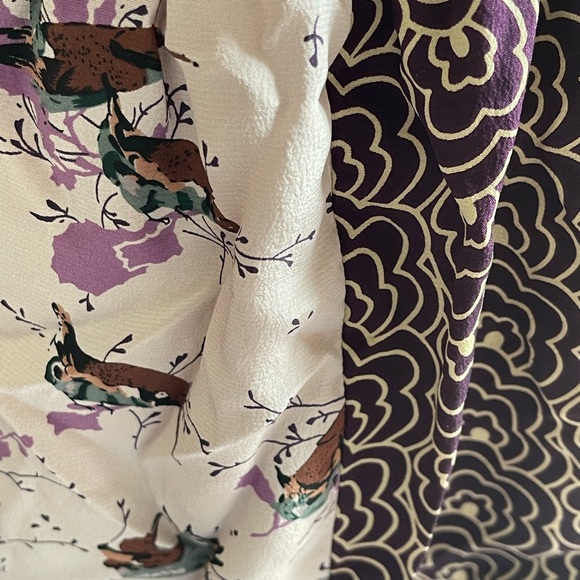 Multi-Patterned V-neck Top by Corey Lynn Calter for Anthro - Picture 4 of 5